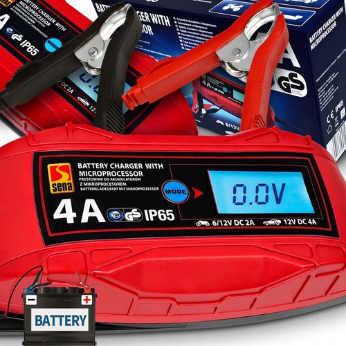 ŁADOWARKA PROSTOWNIK DO AKUMULATORA ŻELOWY 6V 12V AKUMULATORÓW LCD TUV GS na Arena.pl