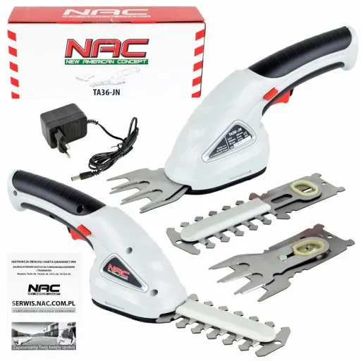 NOŻYCE DO TRAWY KRZEWÓW NAC TA36-JN AKUMULATOROWE zdjęcie 1