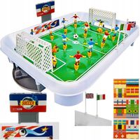 PIŁKARZYKI SPRĘŻYNOWE XXL PIŁKA FLAGI BRAMKI GRA DO PIŁKI NOŻNEJ NA PREZENT