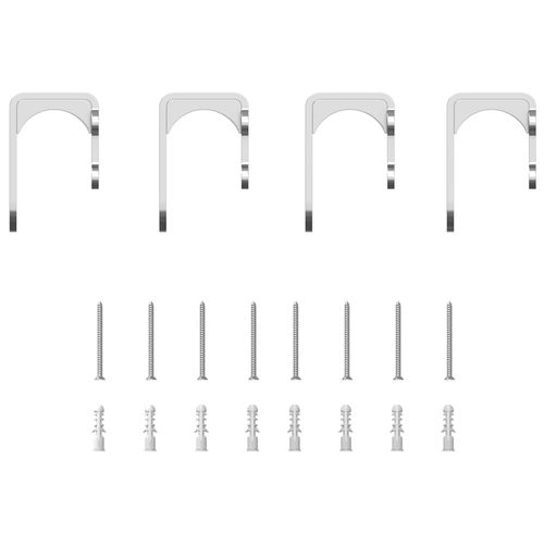 System do mocowania drzwi przesuwnych, 200 cm, stal, srebrny na Arena.pl