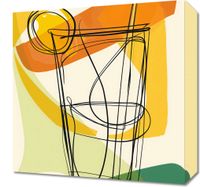 Obraz 40x40cm Koktajl Artystyczny