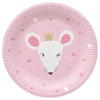 talerze pap. okrągłe "magical friends" 23cm 10 szt