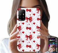 ETUI DO OPPO RENO 5Z / A94 5G - CZERWONE WSTĄŻKI WSTĄŻKA MODNE WZORY