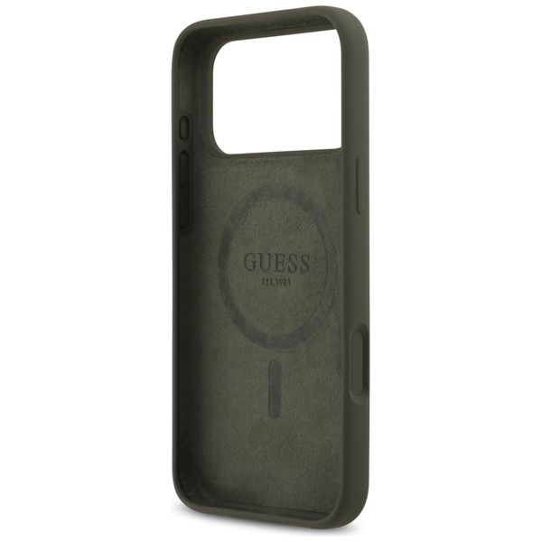 etui guess silicone triangle logo        magsafe do iphone 17 pro max zdjęcie 7