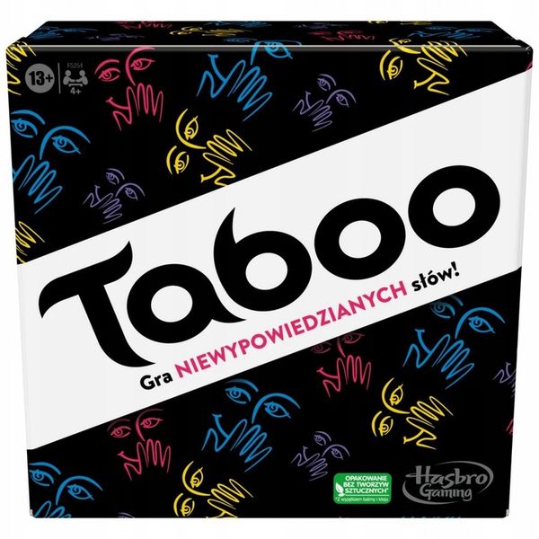 HASBRO TABOO TABU Imprezowa gra towarzyska WERSJA POLSKA F5254 zdjęcie 1