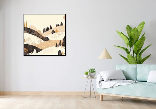 Plakat 90x90cm Jesień w Wzgórzach na Arena.pl