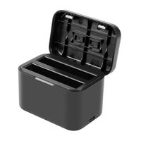 Etui Ładujące PULUZ 2x bateria + karty DO Insta360 X4 Czarne