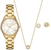 zegarek damski michael kors lauryn + biżuteria mk4849set + box