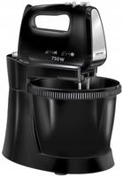 Mikser z misą MPM MMR-20Z/C 750W 5 prędkości Funkcja Turbo Obrotowa misa 3l