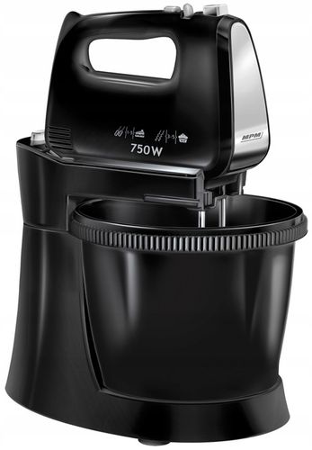 Mikser z misą MPM MMR-20Z/C 750W 5 prędkości Funkcja Turbo Obrotowa misa 3l na Arena.pl