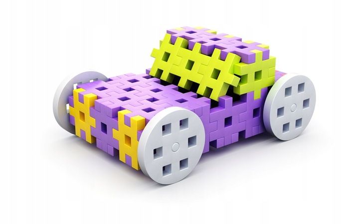 KLOCKI KONSTRUKCYJNE WAFLE MELI Basic Constructor 200 El MINI WAFFLE PUZZLE zdjęcie 11