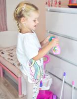 ODKURZACZ + ZESTAW DO SPRZĄTANIA XXL WÓZEK AKCESORIA WOOPIE