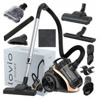 Odkurzacz CYKLONOWY bezworkowy 2L TURBOSZCZOTKA HEPA H13 ssawka szczelinowa