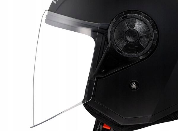 KASK LS2 OF616 Airflow II ECE 22.06 Solid Black Matt Czarny Mat Rozmiar M zdjęcie 6