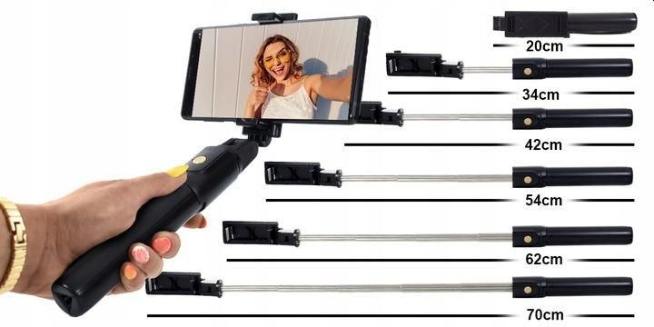 Kijek Selfie Tripod do Zdjęć Iphone Android +Pilot zdjęcie 4