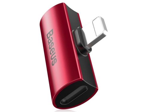 Adapter Baseus audio converter Lightning na 2x USB-C L46 Red na Arena.pl