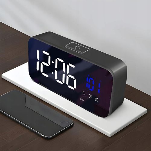 ZEGAR ELEKTORNICZNY BUDZIK LED NOWOCZESNY DESIGN WYSOKA FUNKCJONALNOŚĆ na Arena.pl