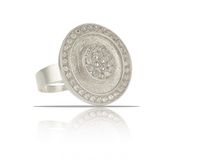 pierścionek z kryształkami preciosa (r22/zim/60ag)