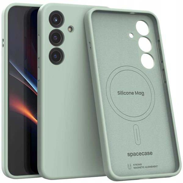 Spacecase Silicone Mag Galaxy S25+ Mint zdjęcie 1