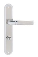 KLAMKA DRZWIOWA PLEJADA 72MM WC KOLOR CHROM