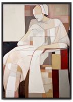 Plakat plakaty abstrakcję obrazy 50x70 cm w czarnej ramie