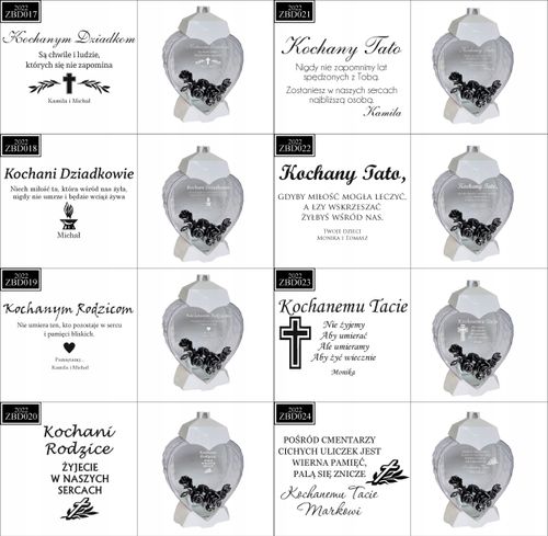 EKSKLUZYWNY ZNICZ SERCE biały personalizowany GRAWER DLA SZWAGIERKI na Arena.pl