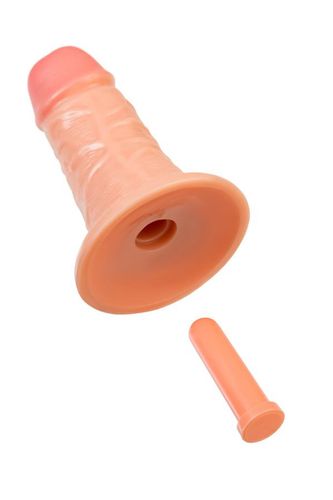realistic dildo caliber 16/6 , pvc, flesh,  length 16cm, diameter 6cm na Arena.pl