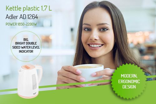 AD 1264 Czajnik plastikowy 1,7 L zdjęcie 6