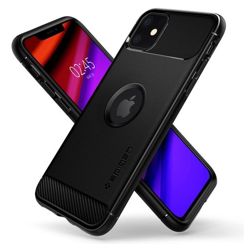Spigen RUGGED ARMOR iPhone 11 MATTE czarny na Arena.pl