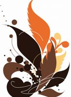 Plakat 40x55cm Ognie Jesienne