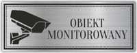 Tabliczka Grawerowana OBIEKT MONITOROWANY KAMERA