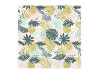 Serwetki w liście 33x33 cm safari dżungla hawajskie urodziny aloha party