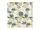 Serwetki w liście 33x33 cm safari dżungla hawajskie urodziny aloha party
