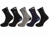 44-46 Polskie skarpety frotte SPORT bawełniane kolorowa pięta i palce frota 5 par