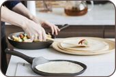 Patelnia naleśnikowa marmurkowa powłoka non-stick Valdinox Aurum 24 cm