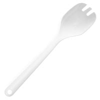 widelec do sałatek z melaminy biały - hendi 564004