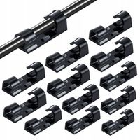 Organizer Uchwyt Zaczep Klips MASKOWNICA Do Kabli KABLI SAMOPRZYLEPNY 60szt