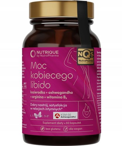 Suplement diety - Moc kobiecego libido - 60 kapsułek - Nutrique na Arena.pl
