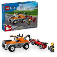 LEGO City Samochód pomocy drogowej i naprawa sportowego auta 60435