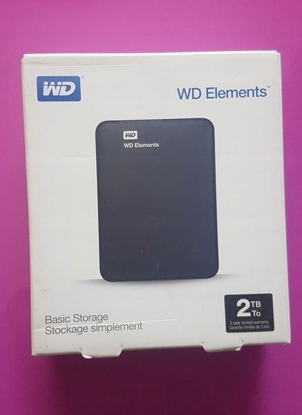 Dysk Zewnętrzny WD Elements Portable 2TB HDD 2,5 NOWY zdjęcie 1