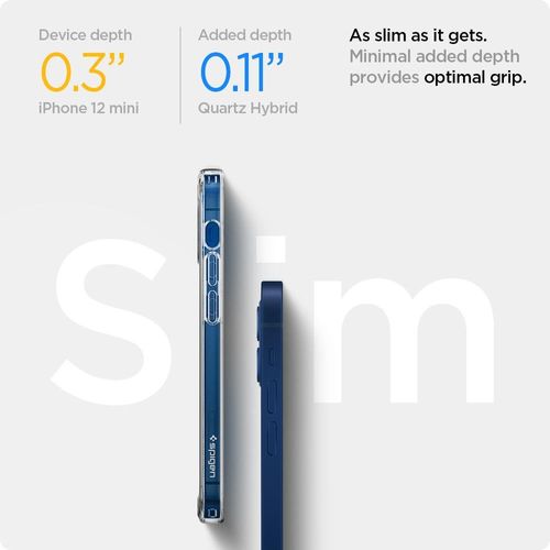 SPIGEN QUARTZ HYBRID IPHONE 12 MINI MATTE CLEAR na Arena.pl