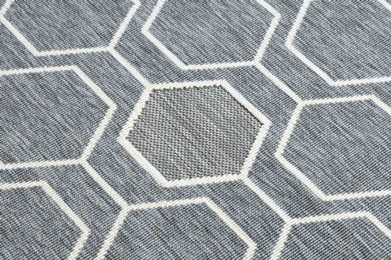 RUG/LU/WINK/HEXAGON/GREY/120x170 zdjęcie 3