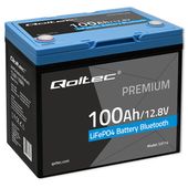 Qoltec LiFePO4 12.8V 100Ah 1280Wh Akumulator BMS Bluetooth