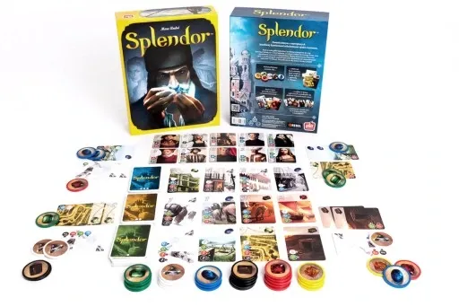 GRA PLANSZOWA EDUKACYJNA RODZINNA Splendor GRA dla dzieci 10+ 2-4 OSÓB zdjęcie 4