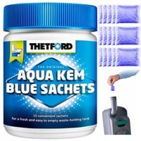 Saszetki do toalet turystycznych kampera przyczepy kemping 15szt Thetford