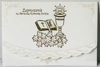 zaproszenia komunia święta  10szt.   3523