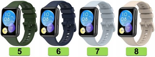ZESTAW 3 PASKÓW PASEK OPASKA BRANSOLETA DO HUAWEI WATCH FIT 2 |DUŻO KOLORÓW na Arena.pl