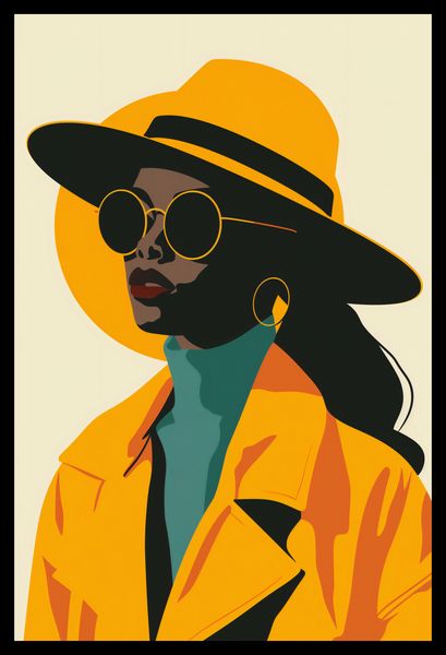 Plakat 30x45cm Żółta Stylowość zdjęcie 2