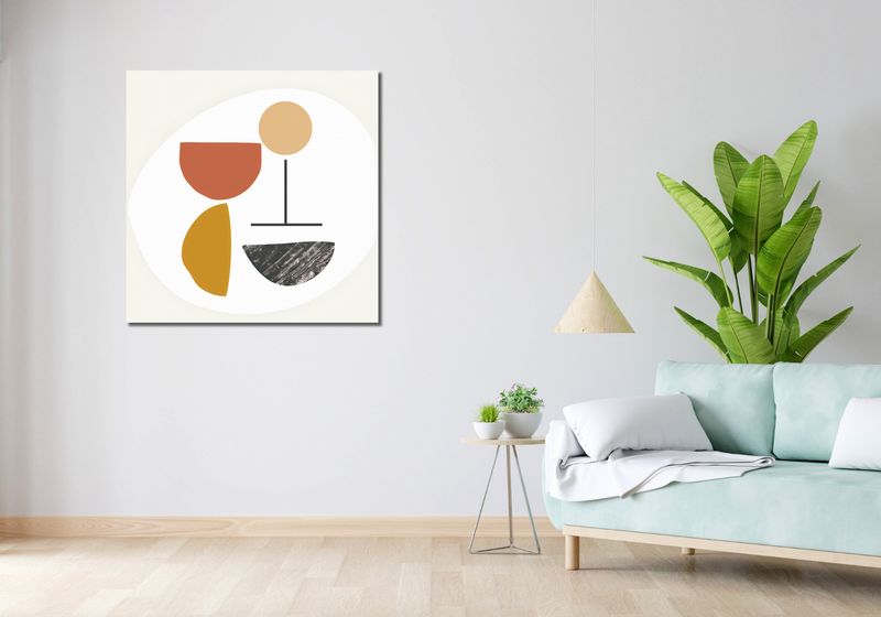 Obraz 90x90cm Kompozycja Balans zdjęcie 2