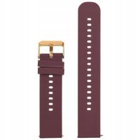 Pasek gumowy do zegarka U27 - fioletowy/rosegold - 22mm +TELESKOPY